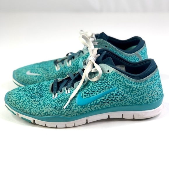 Nike Free TR Fit 4 blue running shoes women’s 8 - Picture 4 of 13